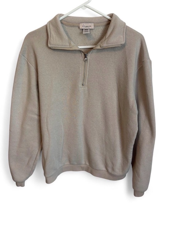 if it were me Sweaters - if it were me Women's V-Neck Pullover Sweater - Light Beige